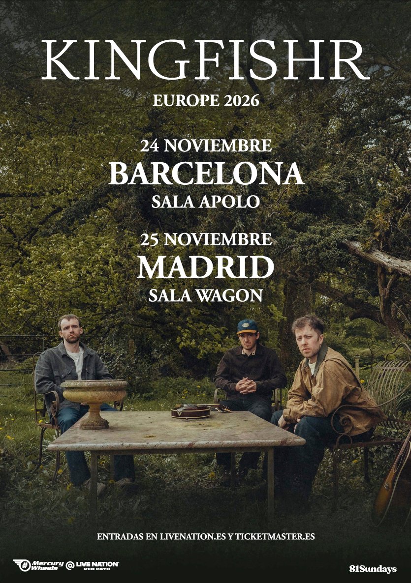Kingfishr anuncia dos conciertos en España: Barcelona y Madrid, dentro de su gira europea, con entradas a la venta desde 34 euros.