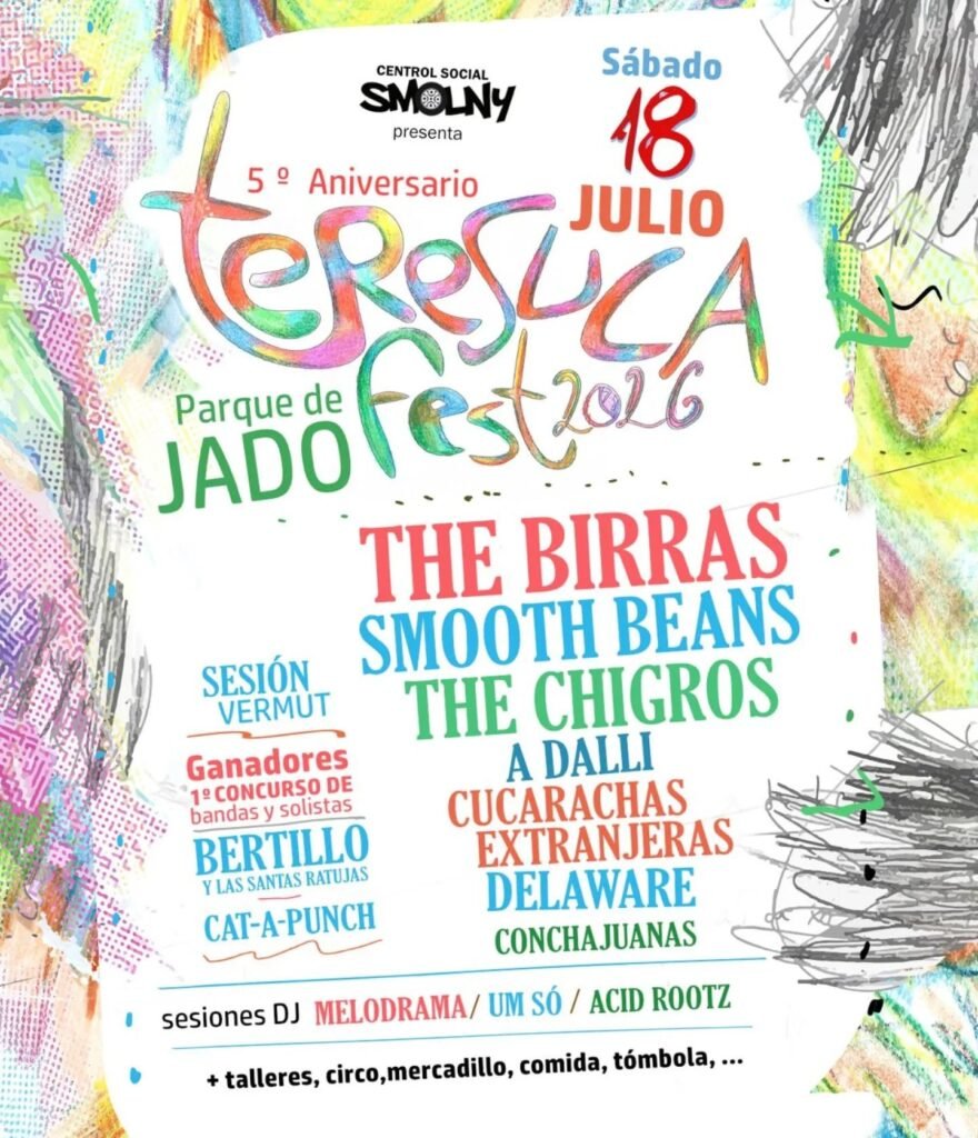 Teresuca Fest 2026 en Santander: fecha, cartel y conciertos del festival solidario en Parque Jado