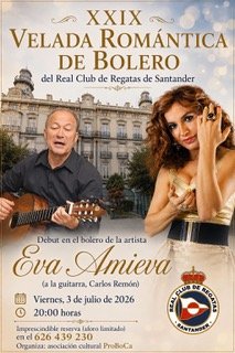 Velada romántica de bolero con Eva Amieva
