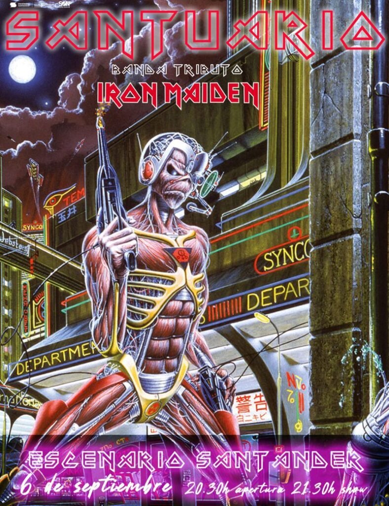 Iron Maiden Somewhere in Time Live por Santuario
