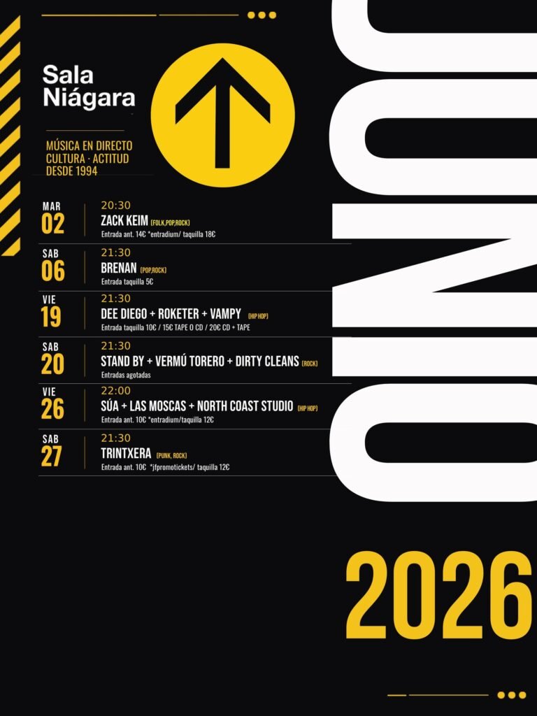 Trintxera en Santander: concierto intenso en Sala Niágara el 27 de junio de 2026 9 Trintxera en Santander: concierto intenso en Sala Niágara el 27 de junio de 2026