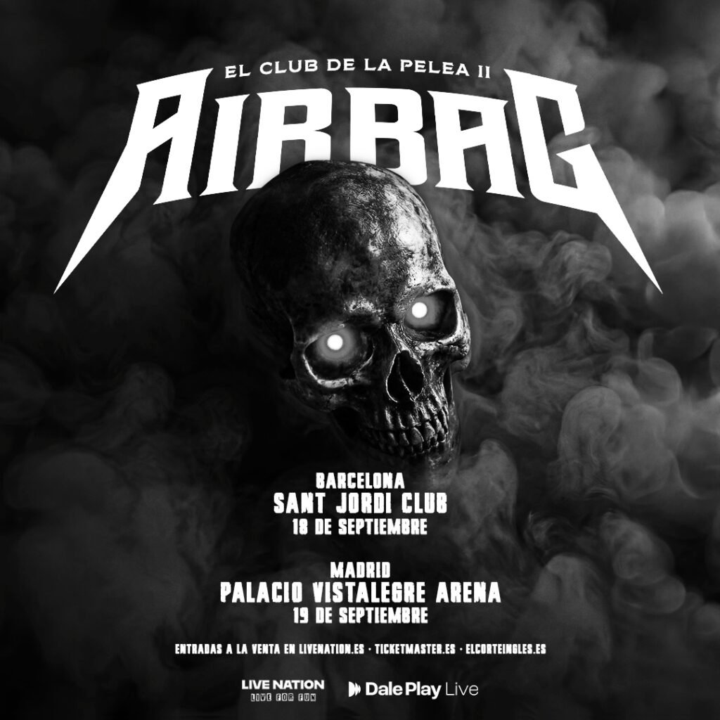 Airbag regresa a España en septiembre con dos conciertos únicos en Barcelona y Madrid. La banda argentina, fenómeno del rock, pone entradas a venda desde