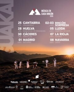 Inicio 57 Suakai celebra su 10º aniversario con Música en cada rincón 2026, una gira de neomúsica que transforma la España despoblada en comunidad mediante
