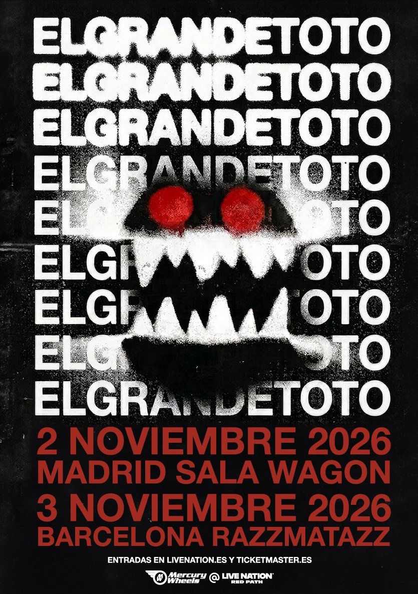 ElGrandeToto regresa a España en noviembre con el SALGOAT WORLD TOUR para presentar su álbum SALGOAT (Vol. 2), actuando en Madrid y Barcelona.