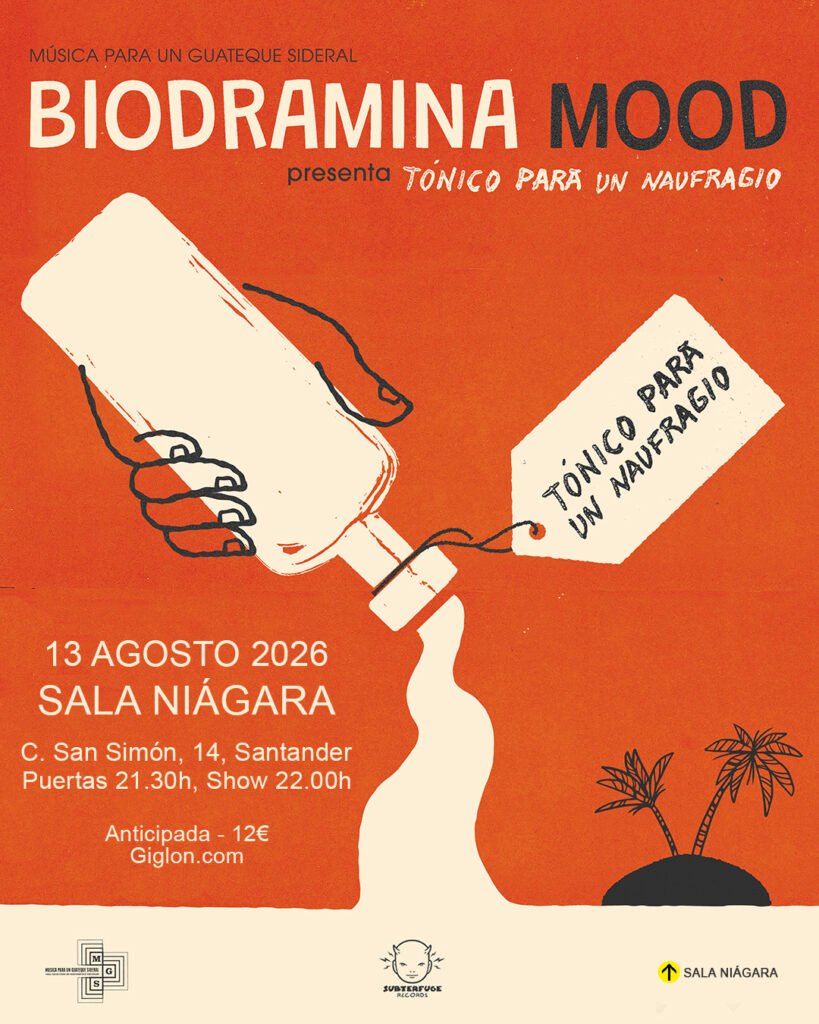 Biodramina Mood presenta en directo «Tónico para un naufragio»