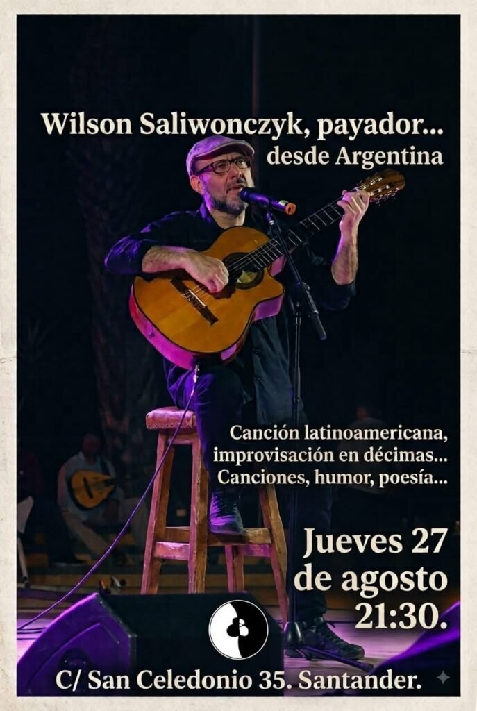 Wilson Saliwonczyk, poeta y payador