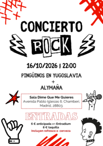 Pingüinos en Yugoslavia lanza Que no el 25 de septiembre y lo presentará en directo en Madrid el 16 de octubre.