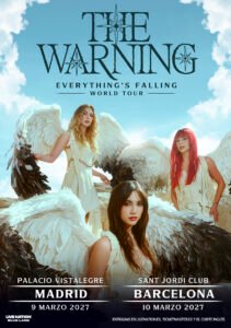 The Warning volverá a España en 2027 con dos conciertos en Madrid y Barcelona dentro de su Everything's Falling World Tour.