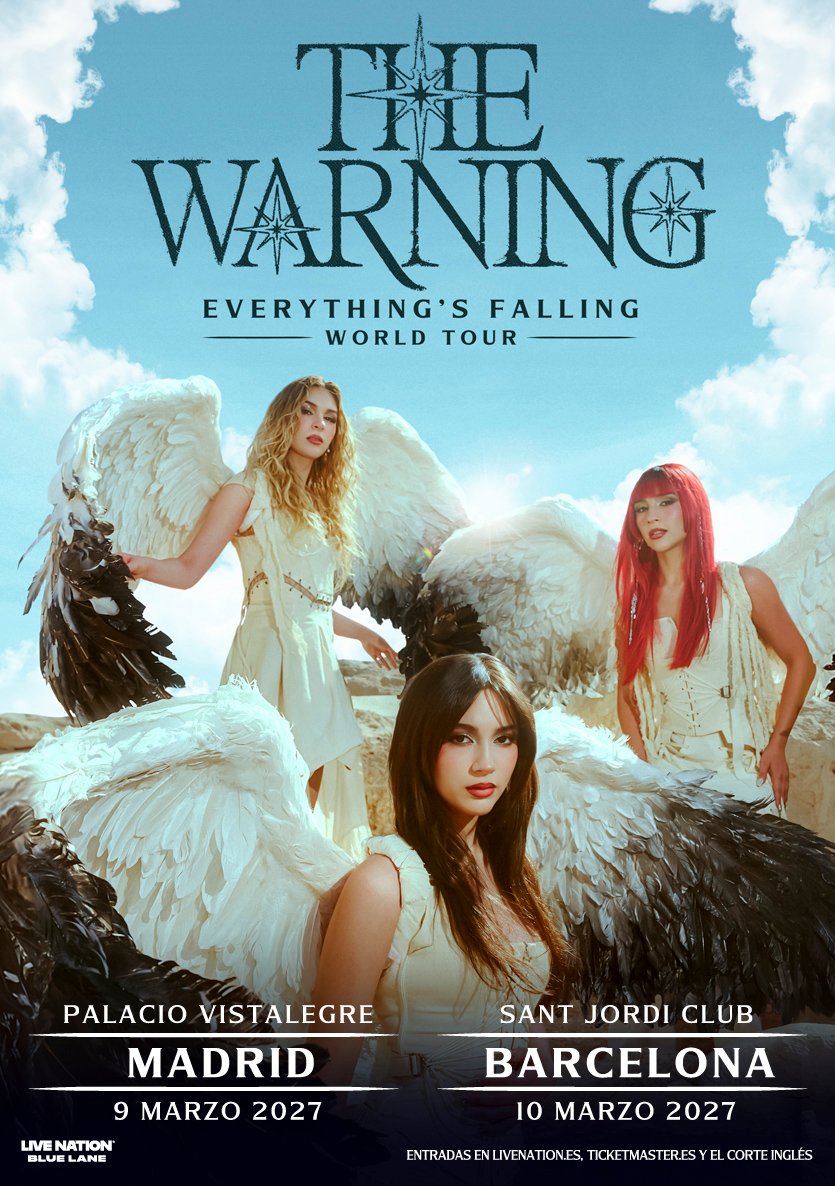 The Warning volverá a España en 2027 con dos conciertos en Madrid y Barcelona dentro de su Everything's Falling World Tour.