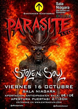 Parasite LTD y Stolen Soul en concierto