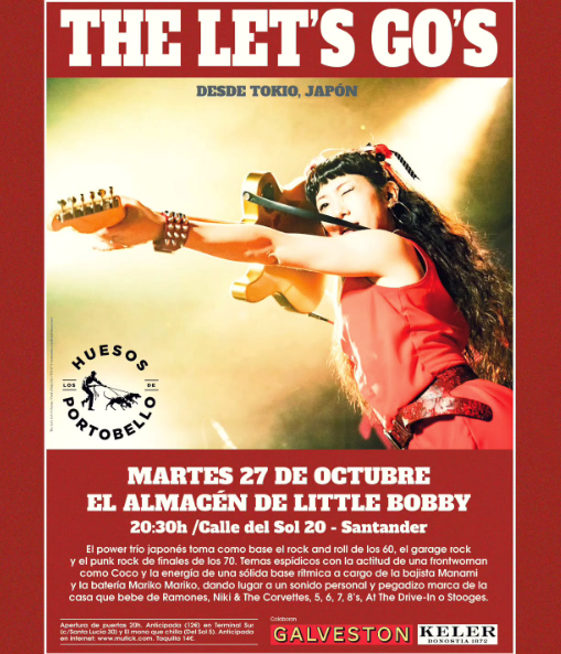 El power trío The Let’s Go’s recala en Little Bobby